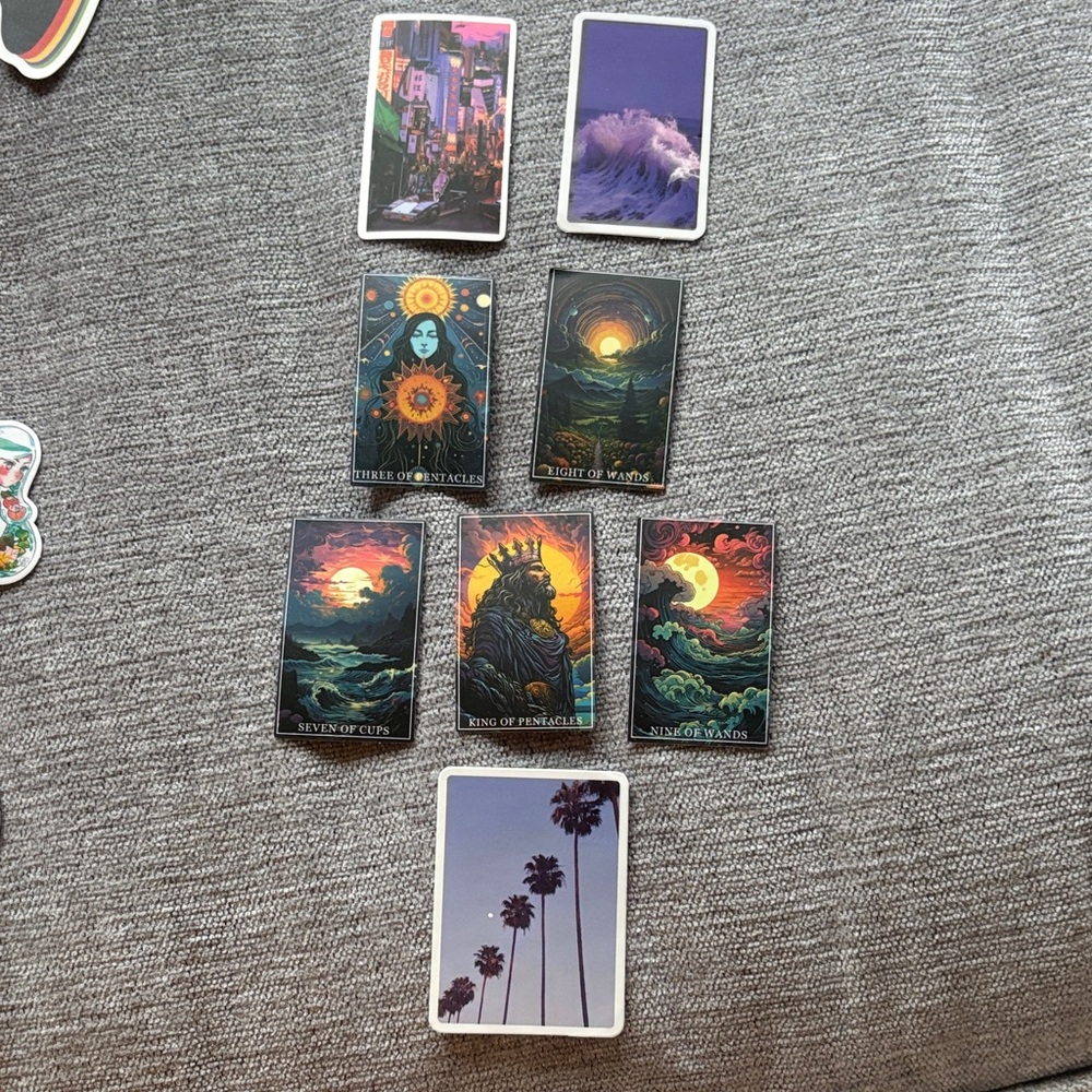 Colorful Tarot Card Set